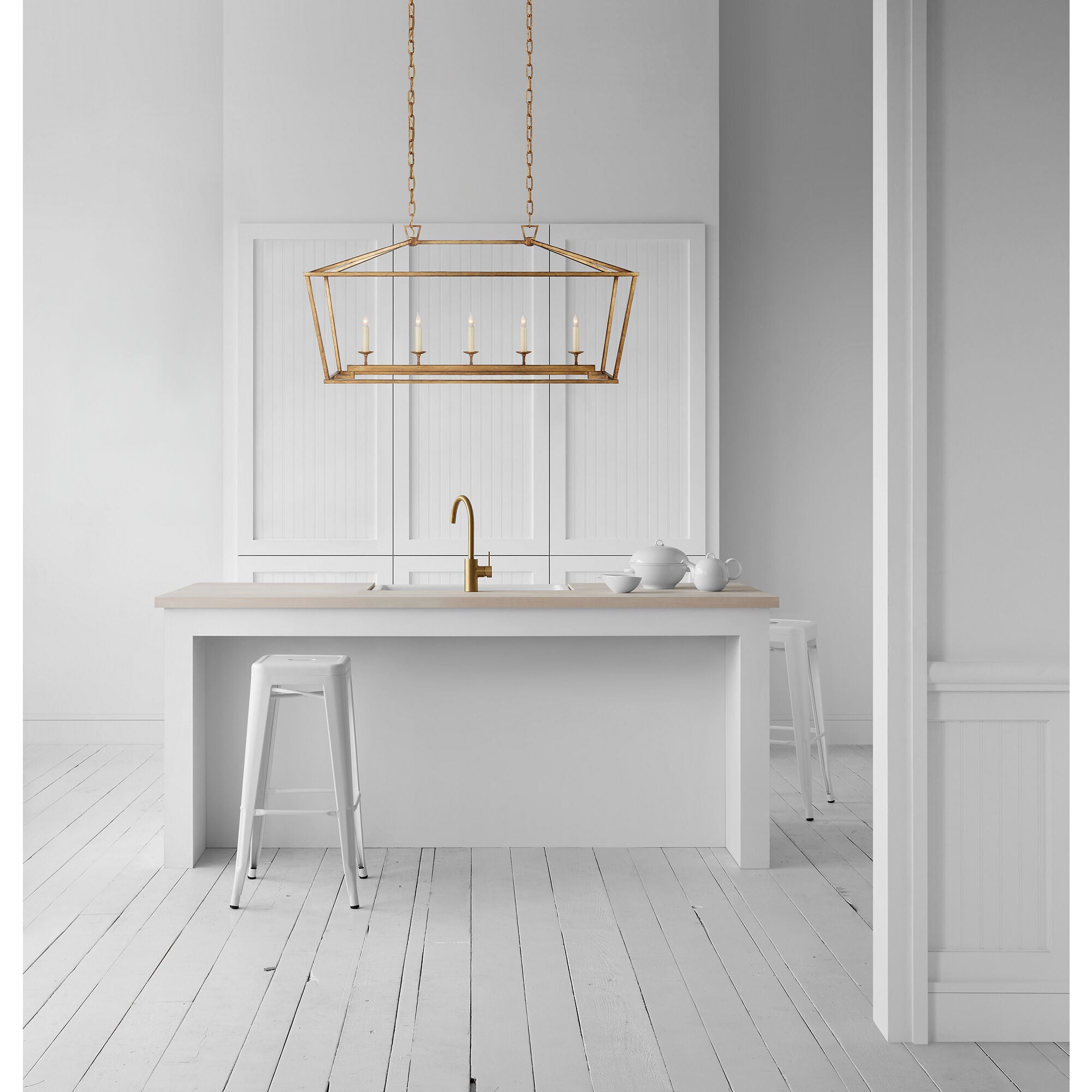 Chapman & Myers Darlana 41 Inch Linear Chandelier,
